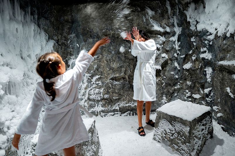 Schneekabine im Eden SPA des Le Primore Hévíz