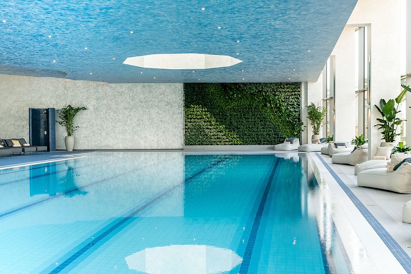 25-Meter-Sportbecken im Le Primore Hévíz