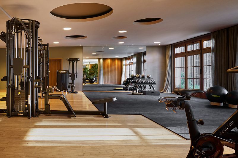 Gym mit Kraftgeräten und Functional Area im Krallerhof