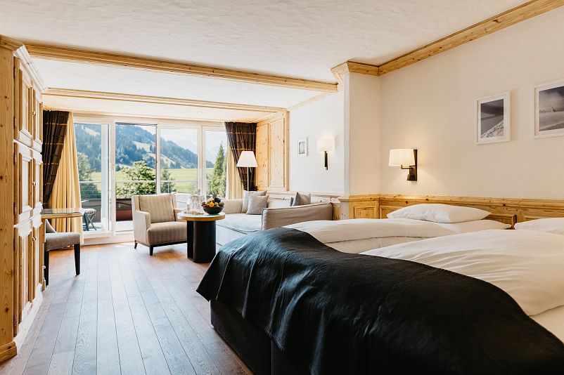 Room with Mountain View ERMITAGE Wellness Hotel Gstaad