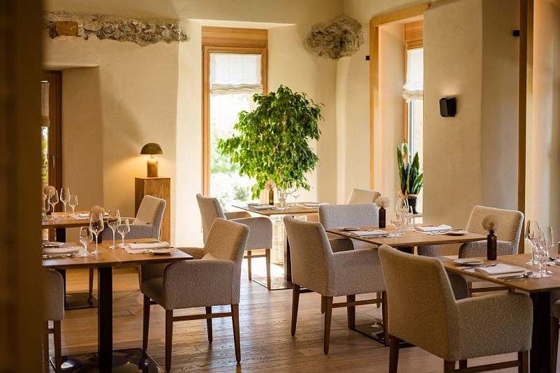 Gastraum des Restaurants TENZO im Posthotel Achenkirch