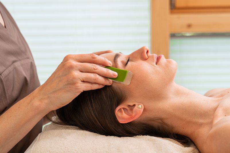 Gesichtsbehandlung im Spa am Schluchsee